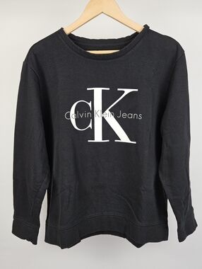 Calvin Klein Jeans Sweatshirt - Size Large - Black - Long Sleeve